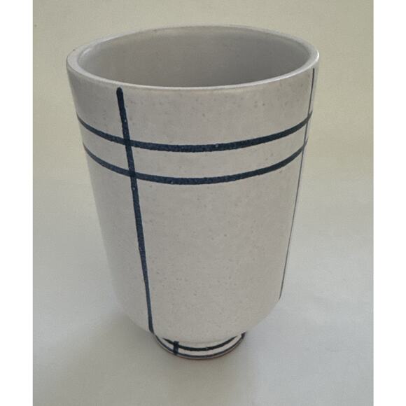 Crate and Barrel Tunise Terracotta Vase Made in Portugal Modern MCM - Picture 1 of 9